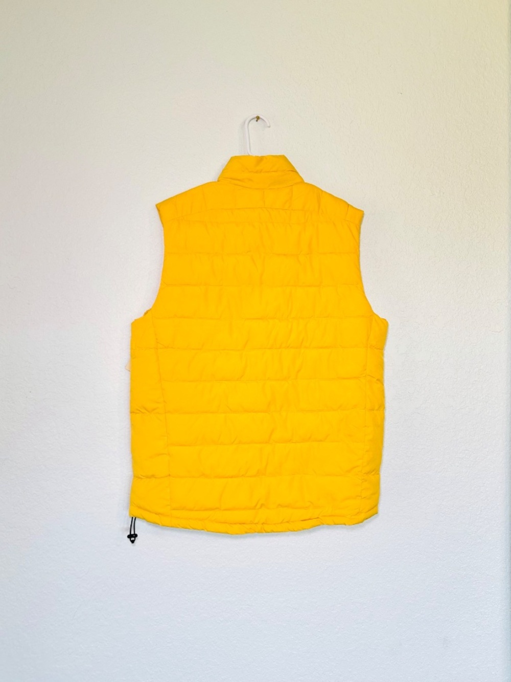 U.S. Polo Assn. Men's XL Puffer Vest Butter Yellow Quilted Midweight Zip New - Picture 9 of 12